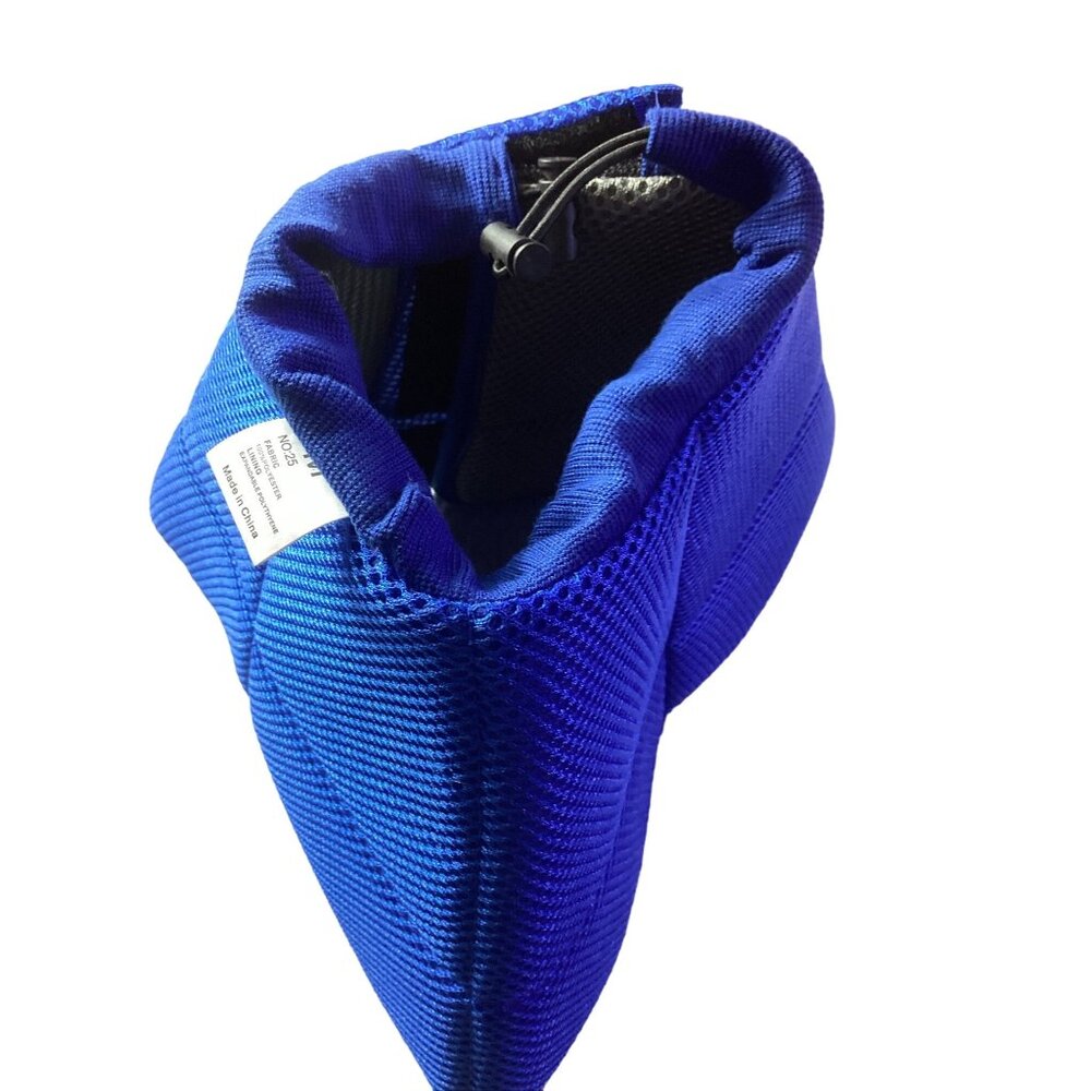 Dog Cone Collar*Post-Surgery*Adjustable*NWOT  Med Blue   Polyester